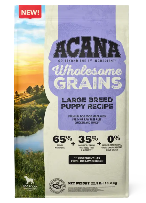ACANA Wholesome Grains single bag packaging